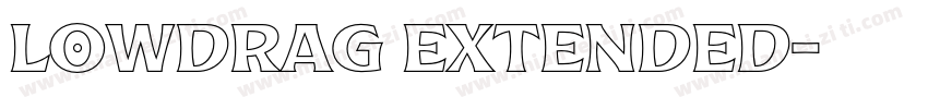 Lowdrag Extended字体转换